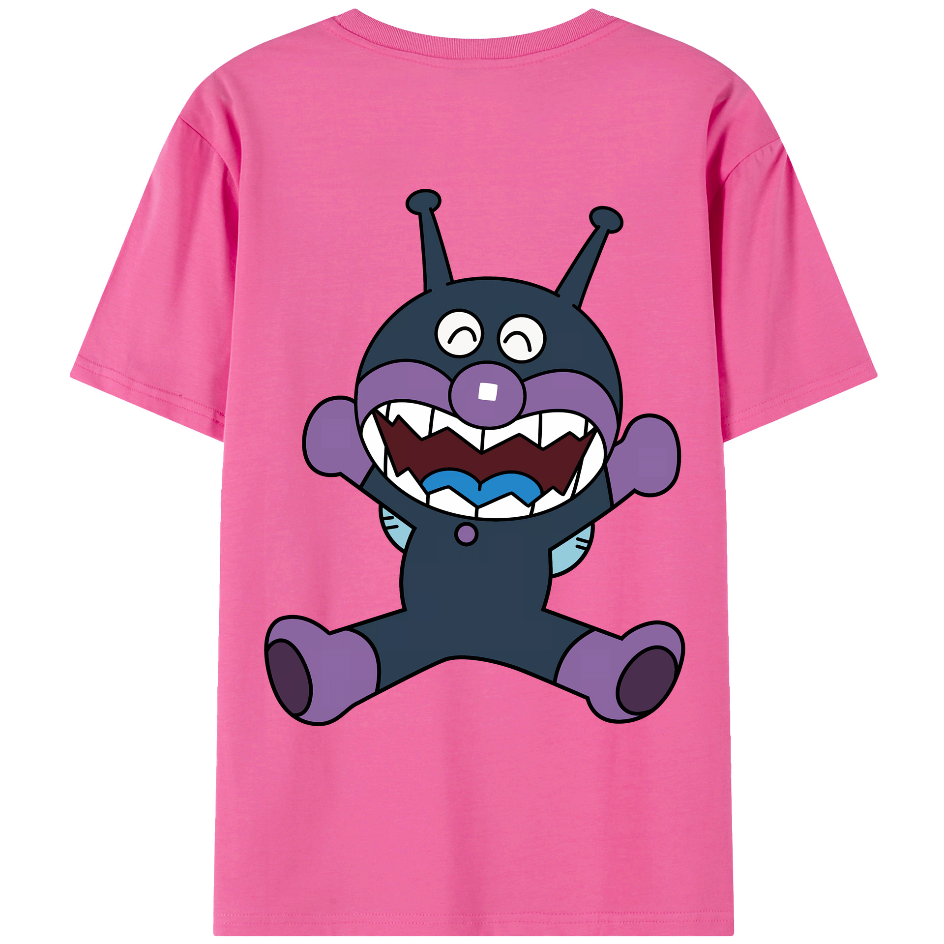 （画像用） アンパンマン Anpanman レディース半袖Tシャツ(バックプリント)